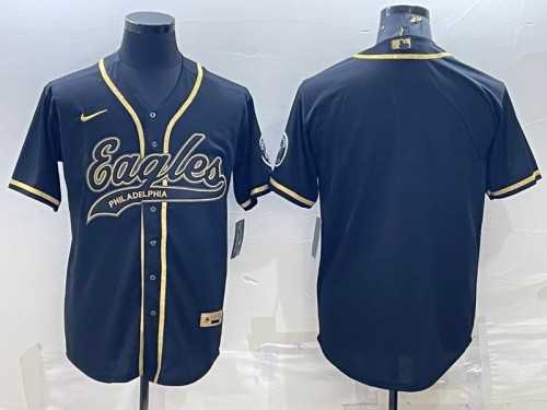 Men's Philadelphia Eagles Blank Black Gold With Patch Cool Base Stitched Baseball Jersey,We sell and wholesale Men's Philadelphia Eagles Blank Black Gold With Patch Cool Base Stitched Baseball Jersey on line form chian!